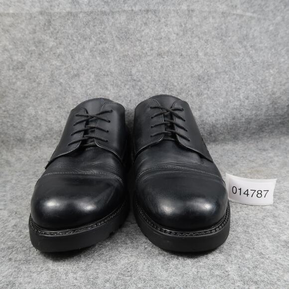 Nunn Bush Shoes Mens 9 Derby Oxford Dress Cap Toe Black Leather Classic Formal main image 8